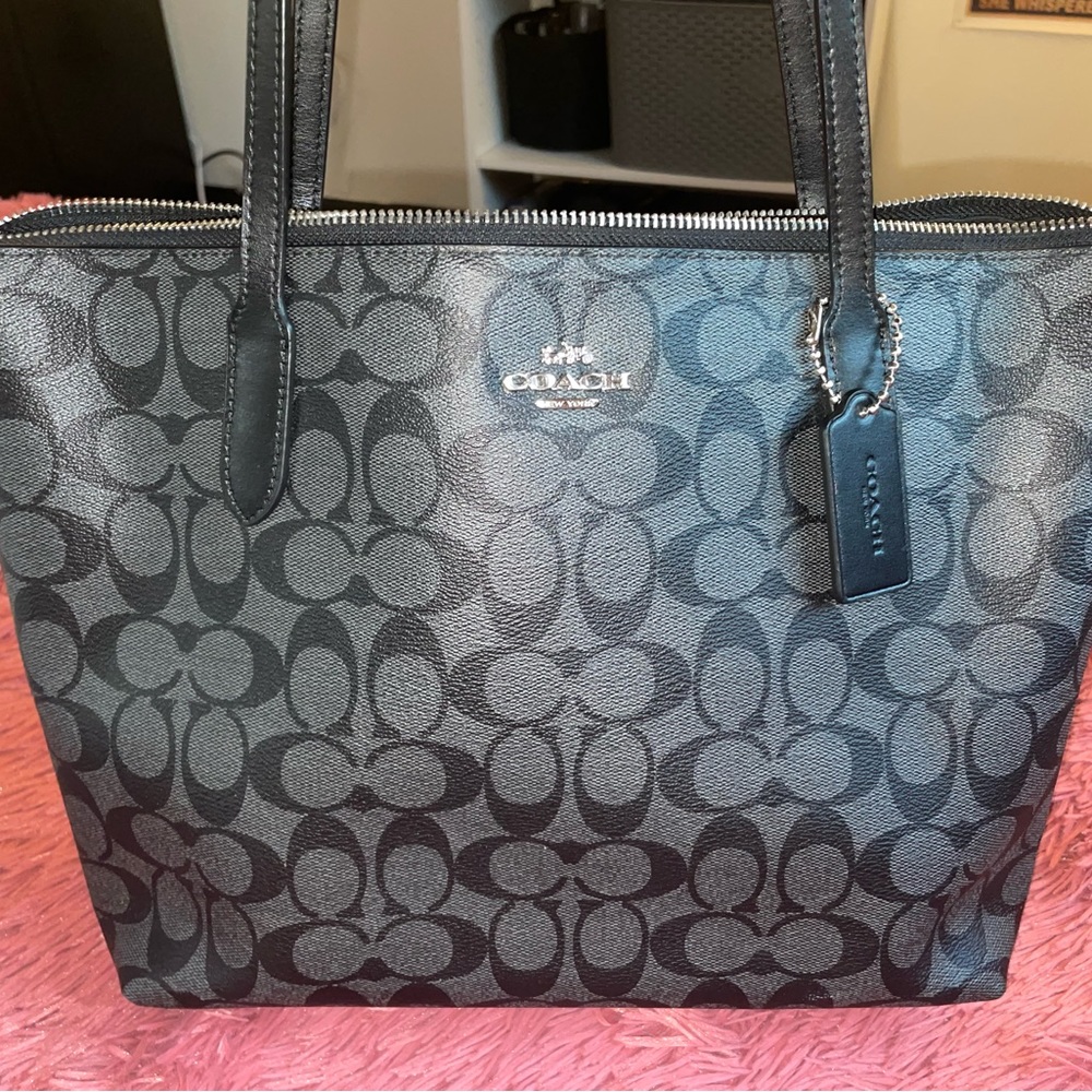 Black Coach Tote